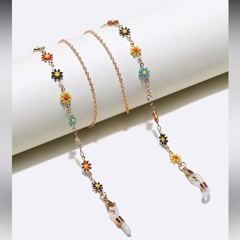 Multicolor Daisy Chain Eyeglass A1676